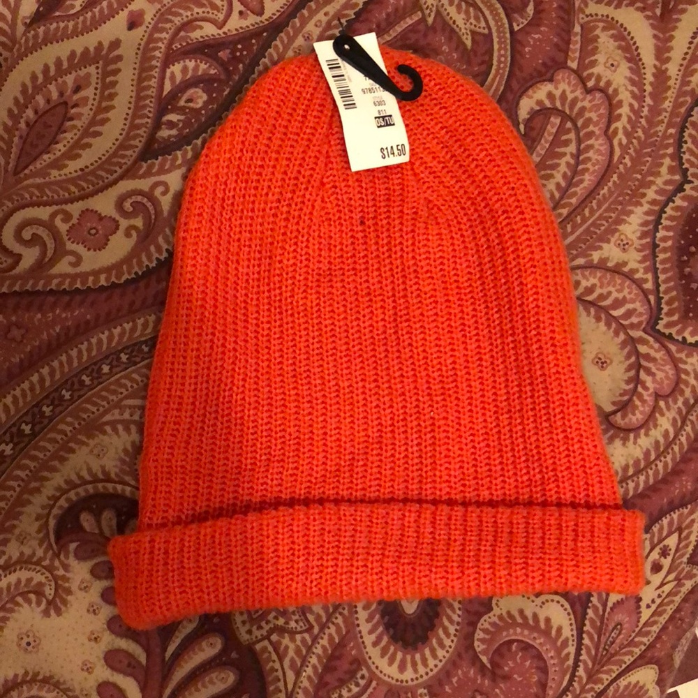 Orange beanie